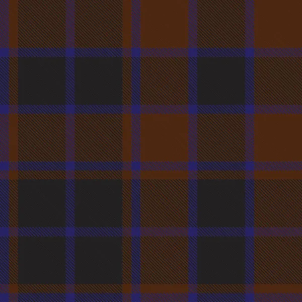 Taupe Marron Plaid Motif Tartan Sans Couture Adapté Aux Textiles — Image vectorielle