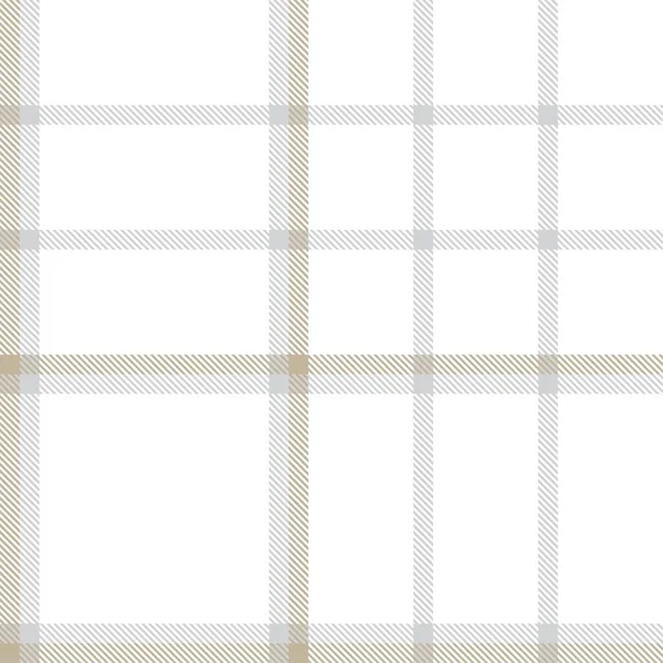 Marrone Taupe Plaid Tartan Modello Senza Cuciture Adatto Tessuti Moda — Vettoriale Stock