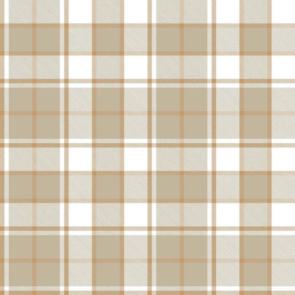 Καφέ Taupe Plaid Tartan Χωρίς Ραφή Μοτίβο Κατάλληλο Για Υφάσματα — Διανυσματικό Αρχείο