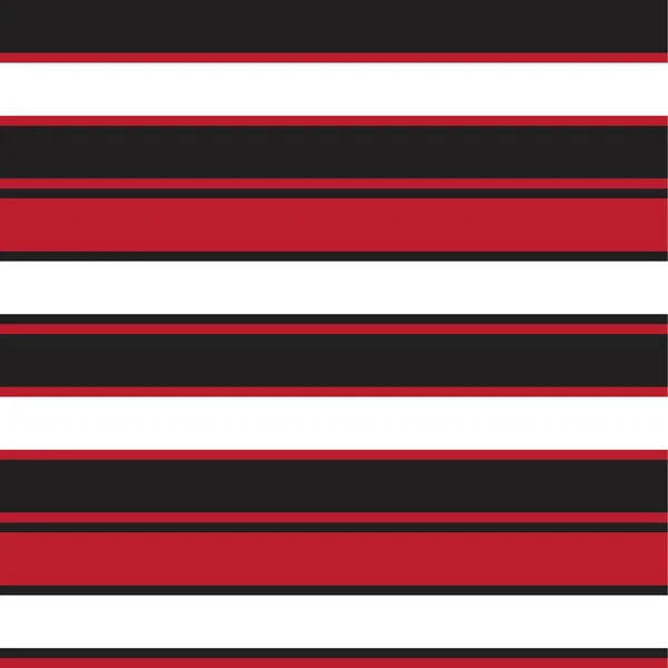 Red Horizontal Striped Seamless Pattern Background 그래픽 — 스톡 벡터