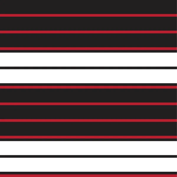 Red Horizontal Pruhované Bezešvé Vzor Pozadí Vhodné Pro Módní Textilie — Stockový vektor
