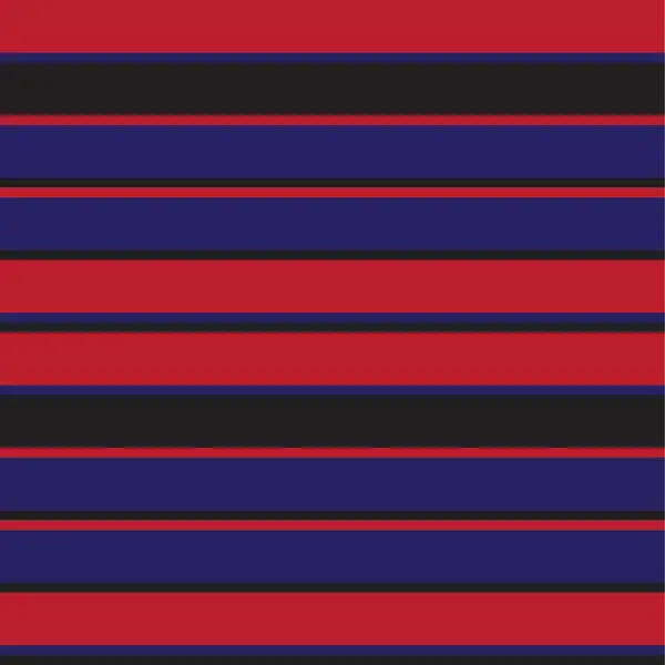 Red Blue Horizontal Striped Seamless Pattern Background 그래픽 — 스톡 벡터