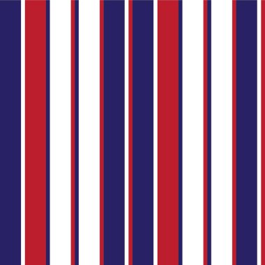 Moda tekstil ve grafikleri için uygun kırmızı ve mavi dikey çizgili dikişsiz arkaplan