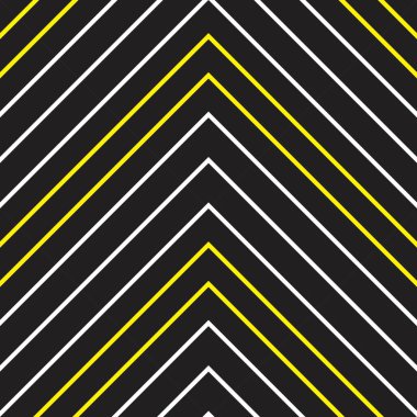 Sarı Chevron köşegen çizgili desensiz arka plan moda tekstil ve grafikleri için uygun