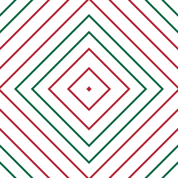 Navidad Argyle Diagonal Rayas Sin Costuras Patrón Fondo Adecuado Para — Vector de stock