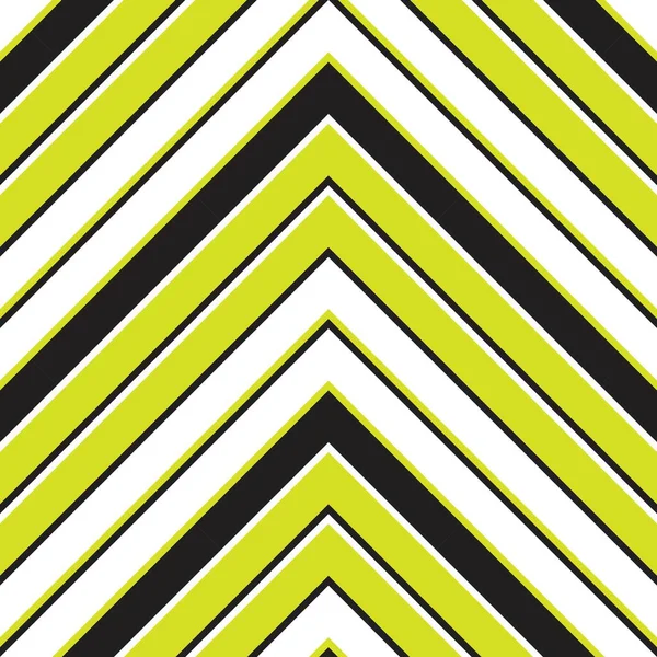 Yellow Chevron Diagonal Striped Seamless Pattern Background Suitable Fashion Textiles — Stock Vector