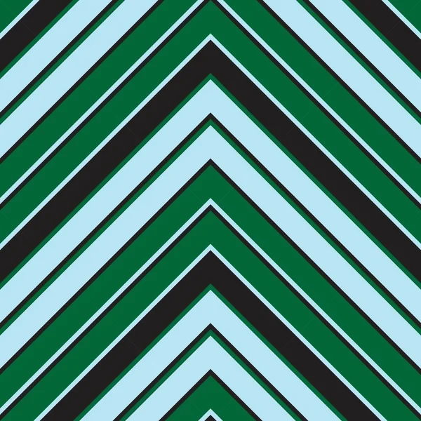 Fondo Patrón Sin Costura Rayas Diagonales Chevron Verde Adecuado Para — Vector de stock