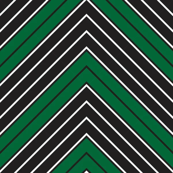 Зеленый Chevron Диагональ Полосатый Бесшовный Фон Шаблона Подходит Моды Текстиля — стоковый вектор