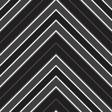 Siyah ve beyaz Chevron köşegen çizgili desensiz arka plan moda tekstil ve grafikleri için uygun.