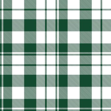 Moda tekstil ve grafikleri için uygun yeşil ekoseli, kareli, tartan desenli