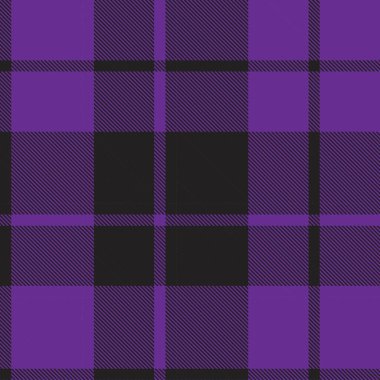 Mor ekose, kareli, tartan desenli moda tekstil ve grafikleri için uygun.
