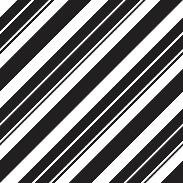 Bianco Nero Diagonale Strisce Senza Cuciture Modello Sfondo Adatto Tessuti — Vettoriale Stock
