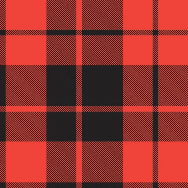 Carreaux Carreaux Orange Motif Tartan Sans Couture Adapté Aux Textiles — Image vectorielle