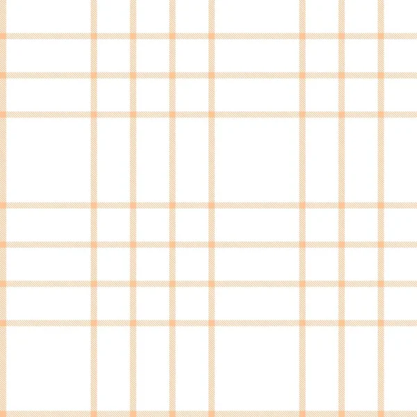 Апельсиновый Плед Клетчатый Тартан Бесшовный Узор Подходит Моды Текстиля Графики — стоковый вектор
