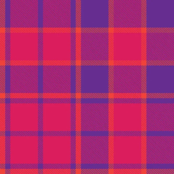 Plaid Púrpura Cuadros Tartán Patrón Sin Costura Adecuado Para Textiles — Archivo Imágenes Vectoriales