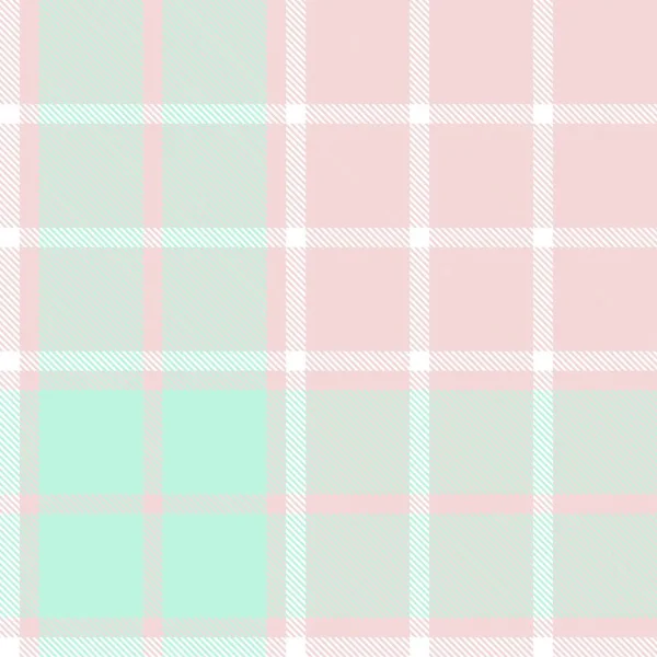 Pinkfarbenes Kariertes Nahtloses Muster Schottenmuster Für Modetextilien Und Grafiken — Stockvektor