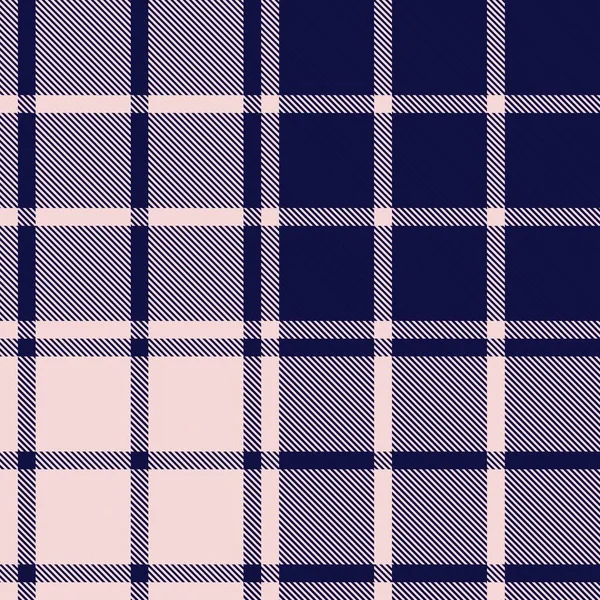 Rose Marine Plaid Carreaux Motif Tartan Sans Couture Adapté Aux — Image vectorielle