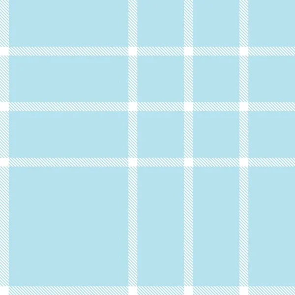 Nebesky Modrá Plaid Kostkované Tartan Bezešvé Vzor Vhodný Pro Módní — Stockový vektor