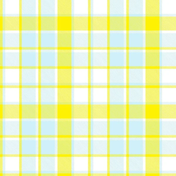 Sky Blue Plaid Checked Tartan Seamless 그래픽에 — 스톡 벡터