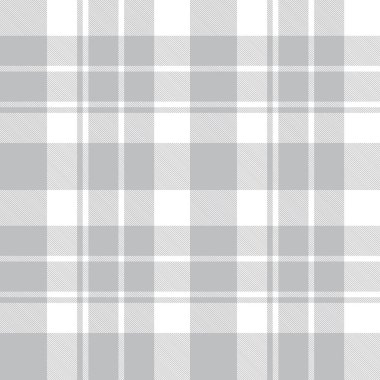 Moda tekstil ve grafikleri için uygun beyaz ekose, kareli, tartan desenli