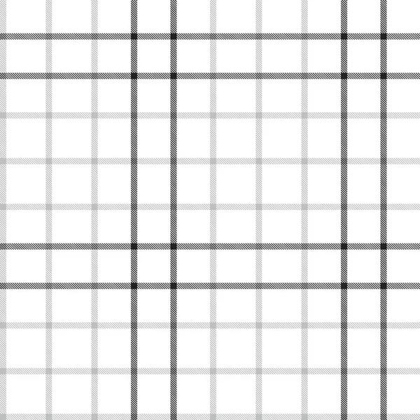 Plaid Blanco Cuadros Tartán Patrón Sin Costura Adecuado Para Textiles — Vector de stock