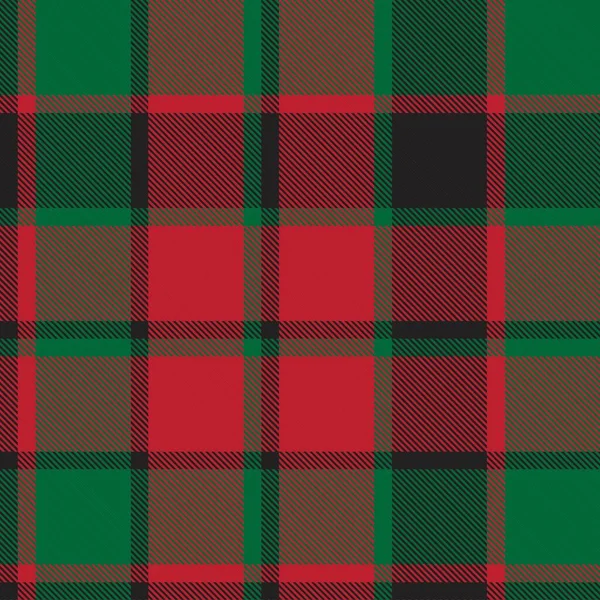 Christmas Plaid Geruit Tartan Naadloos Patroon Geschikt Voor Mode Textiel — Stockvector