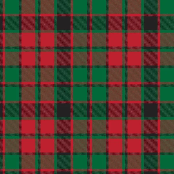 Christmas Plaid Checked Tartan Seamless Paterial Appeared Fashion Textiles Graphics — стоковий вектор