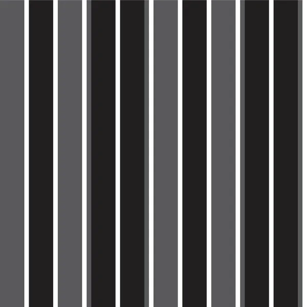 Black White Vertical Striped Seamless Pattern Background Suitable Fashion Textiles — Stock Vector