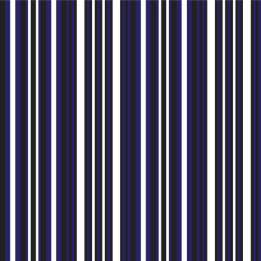 Moda tekstil ve grafikleri için uygun mavi dikey çizgili dikişsiz arkaplan