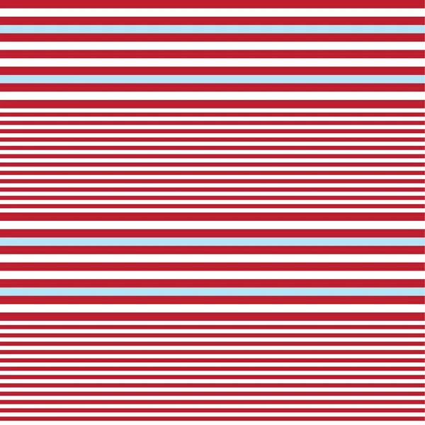 Red Horizontal Striped Seamless Pattern Background 그래픽 — 스톡 벡터