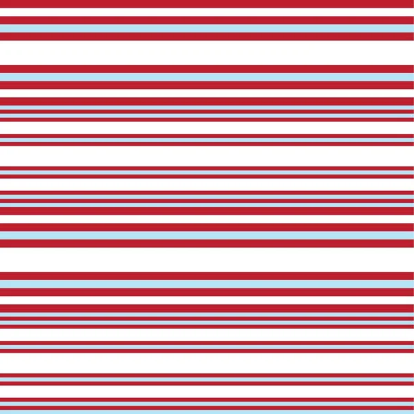 Red Horizontal Striped Seamless Pattern Background 그래픽 — 스톡 벡터