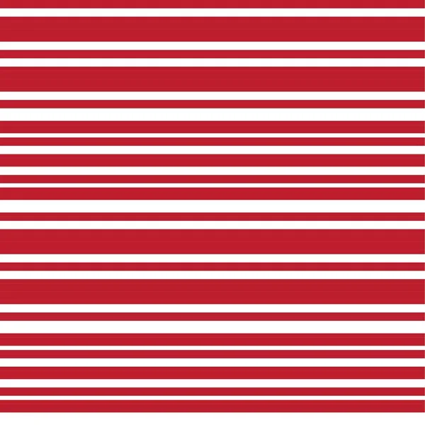 Red Horizontal Striped Seamless Pattern Background 그래픽 — 스톡 벡터