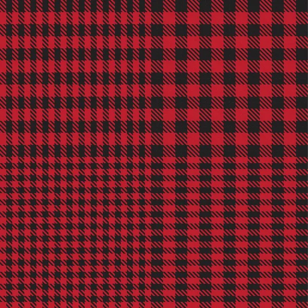 Red Glen Plaid Motif Sans Couture Texturé Adapté Aux Textiles — Image vectorielle