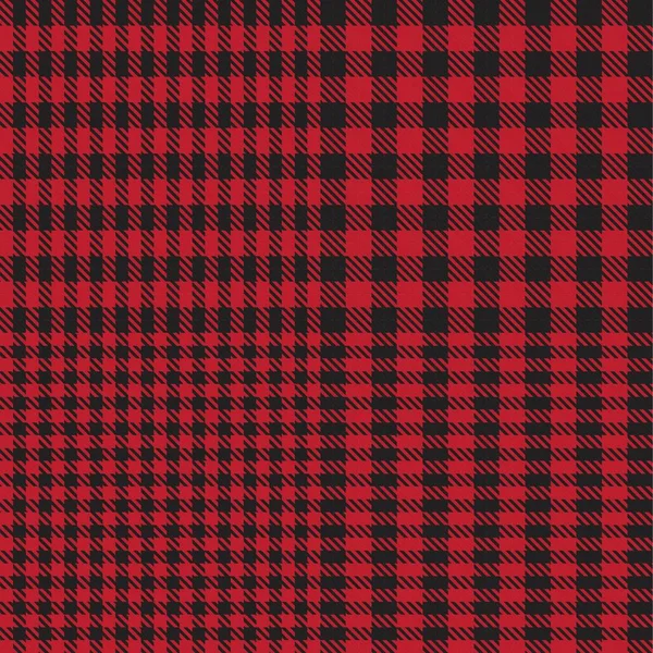 Red Glen Plaid Textured Seamless Pattern Suitable Fashion Textiles Graphics — Stock Vector