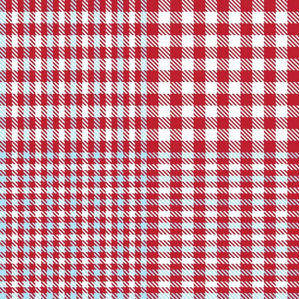 Red Glen Plaid Texture Modello Senza Cuciture Adatto Tessuti Moda — Vettoriale Stock