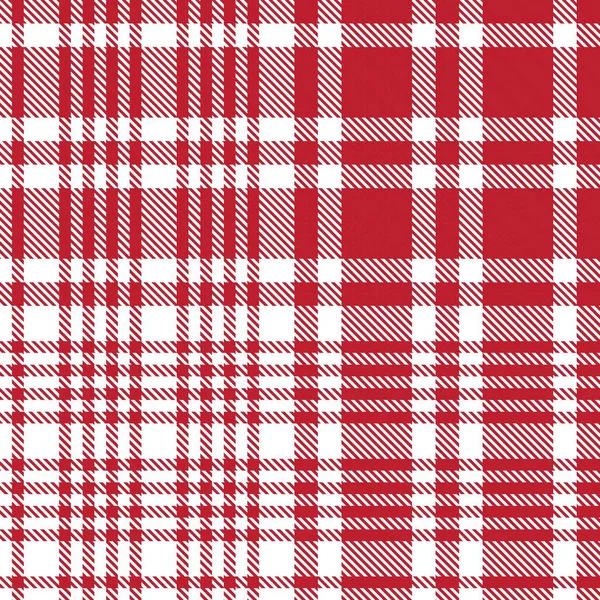 Red Glen Plaid Texturált Zökkenőmentes Minta Alkalmas Divat Textil Grafika — Stock Vector