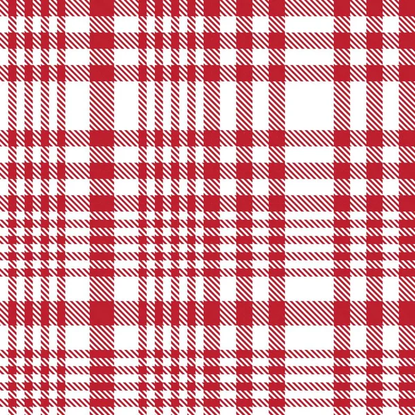 Red Glen Plaid Texturált Zökkenőmentes Minta Alkalmas Divat Textil Grafika — Stock Vector