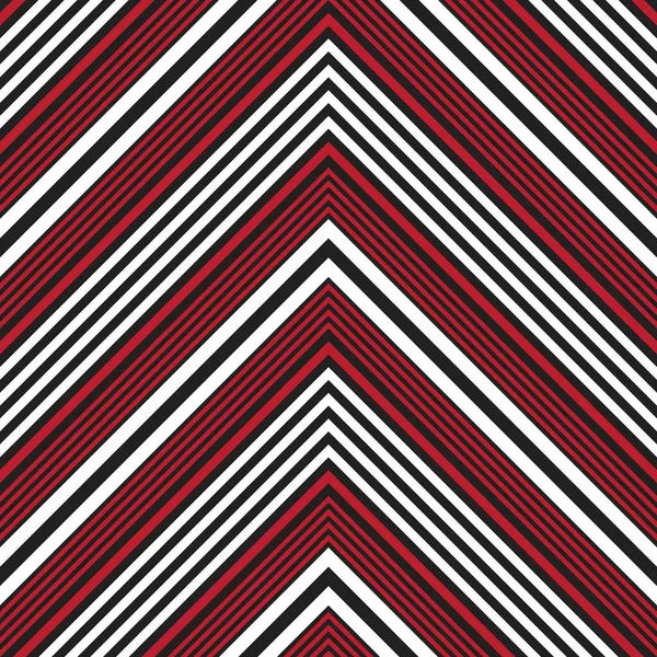 Chevron Rouge Diagonale Rayé Fond Motif Sans Couture Adapté Pour — Image vectorielle