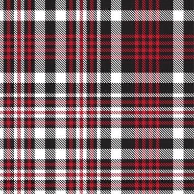Kırmızı Glen Ekose desenli, moda tekstil ve grafikleri için uygun.
