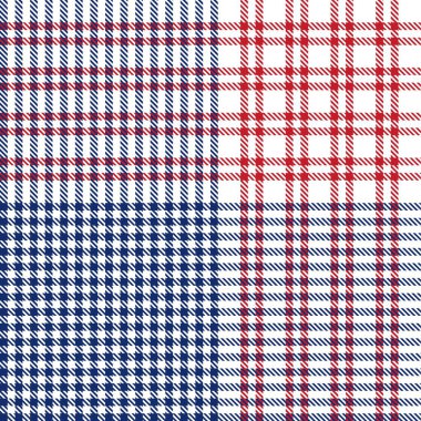 Kızıl Donanma Glen Ekose desenli moda tekstil ve grafikleri için uygun.