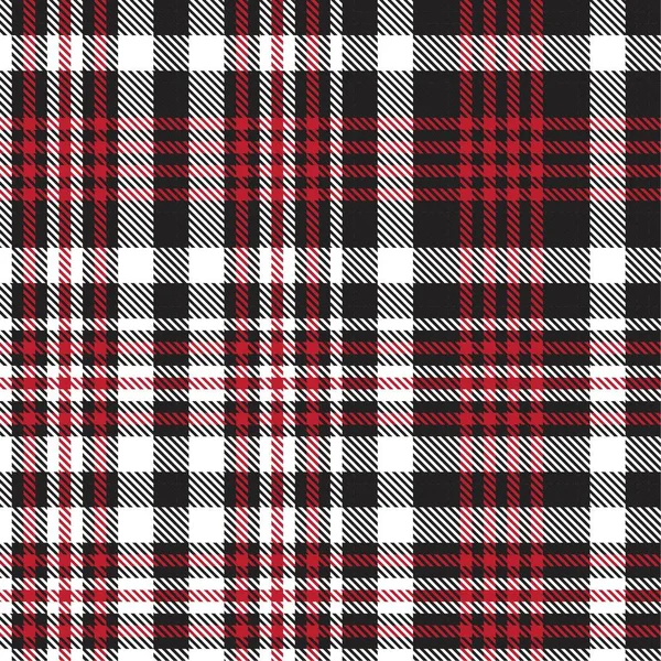 Red Glen Plaid Texturált Zökkenőmentes Minta Alkalmas Divat Textil Grafika — Stock Vector