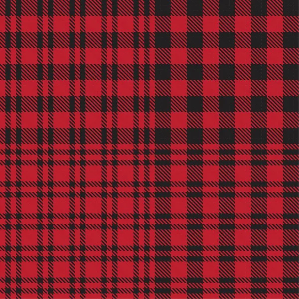 Patrón Sin Costura Texturizado Cuadros Red Glen Adecuado Para Textiles — Vector de stock