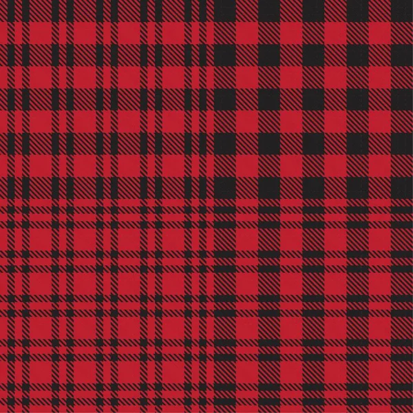 Red Glen Plaid Texturizado Padrão Sem Costura Adequado Para Têxteis — Vetor de Stock