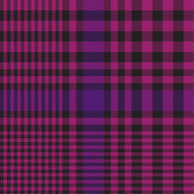 Mor Glen Ekose desenli, moda tekstil ve grafikleri için uygun.
