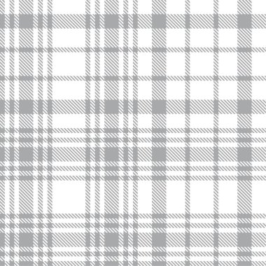 Beyaz Glen Ekose desenli, moda tekstil ve grafikleri için uygun.
