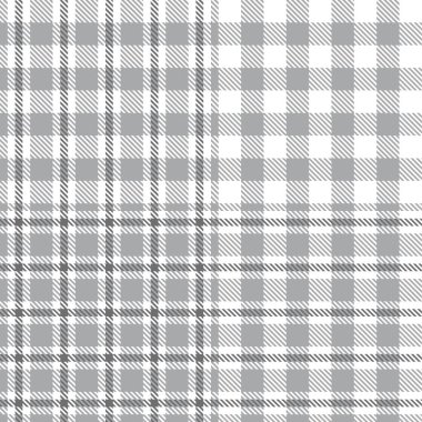 Beyaz Glen Ekose desenli, moda tekstil ve grafikleri için uygun.