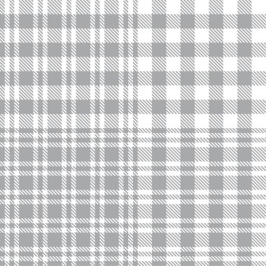 Beyaz Glen Ekose desenli, moda tekstil ve grafikleri için uygun.