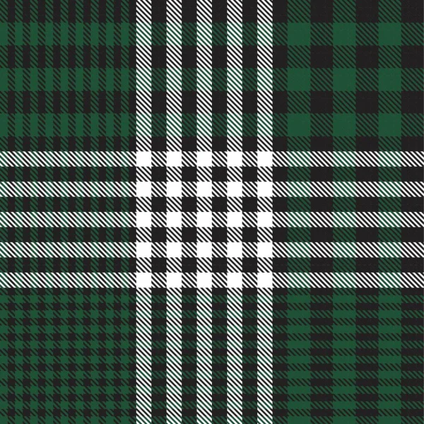 Green Glen Plaid Texturovaný Bezešvý Vzor Vhodný Pro Módní Textil — Stockový vektor