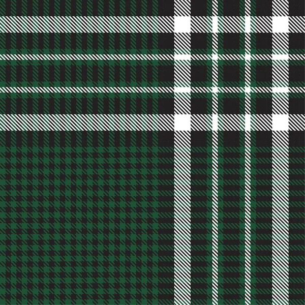 Green Glen Plaid Textuur Naadloos Patroon Geschikt Voor Mode Textiel — Stockvector