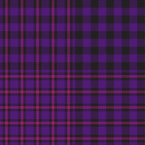 Purple Glen Plaid Textured Seamless Pattern Suitable Fashion Textiles Graphics — Stock Vector